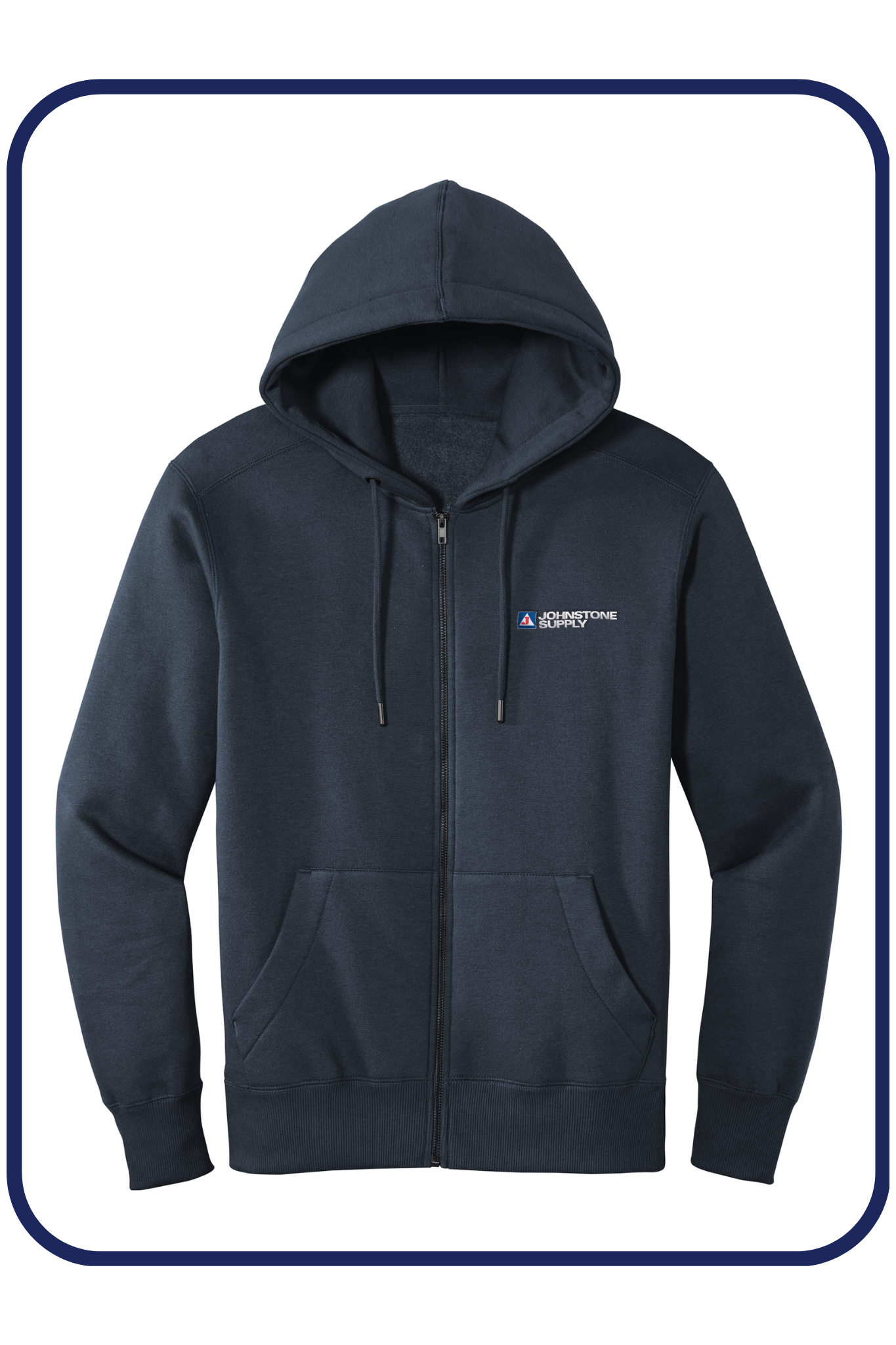 Johnstone Unisex Fleece Full Zip Hoodie OC