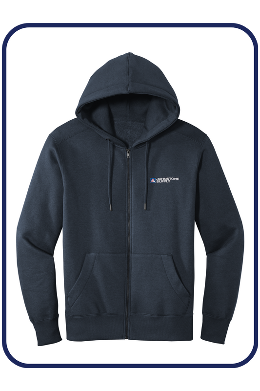 Johnstone Unisex Fleece Full Zip Hoodie OC