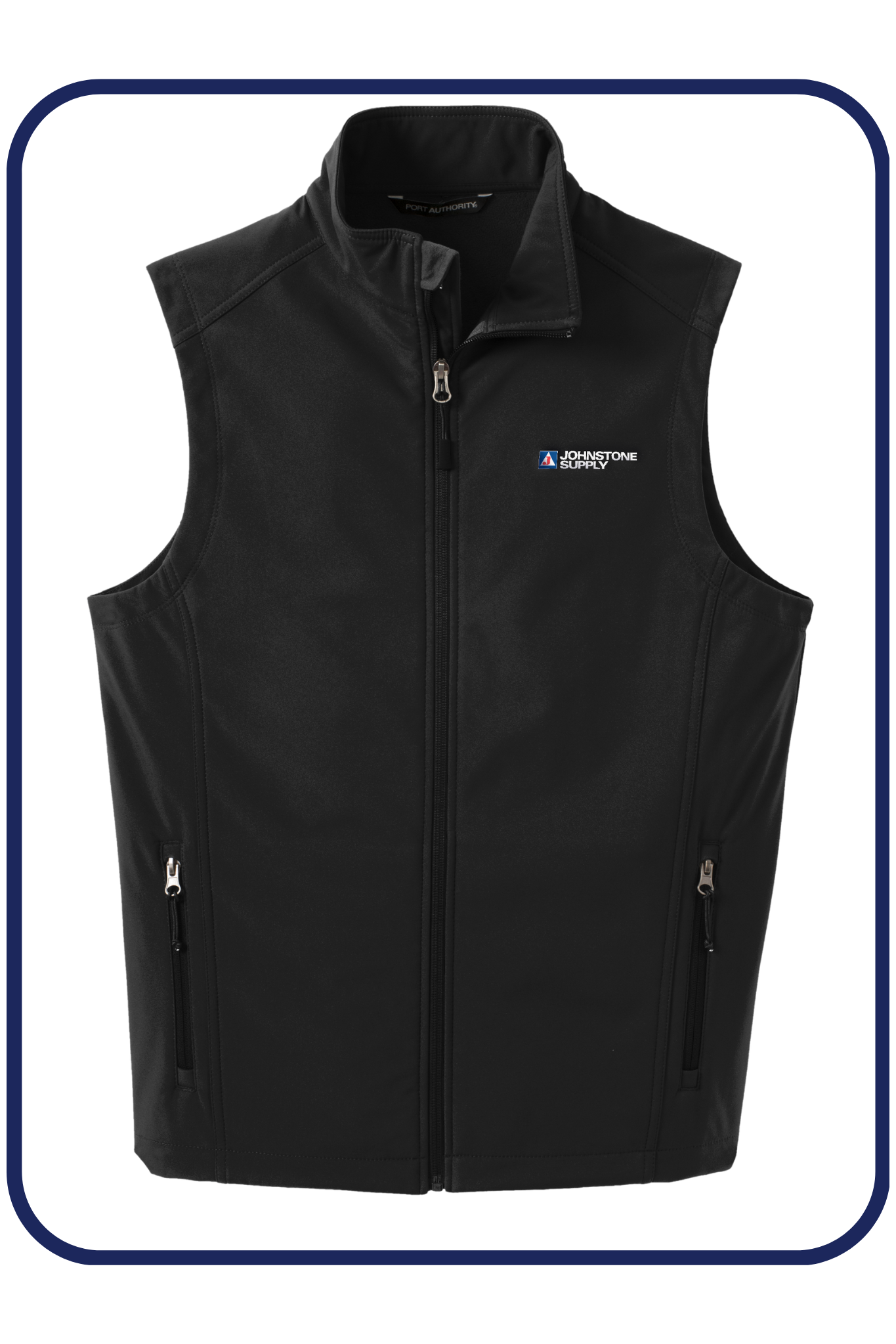 Johnstone Men's Fleece Bonded Softshell Vest OC