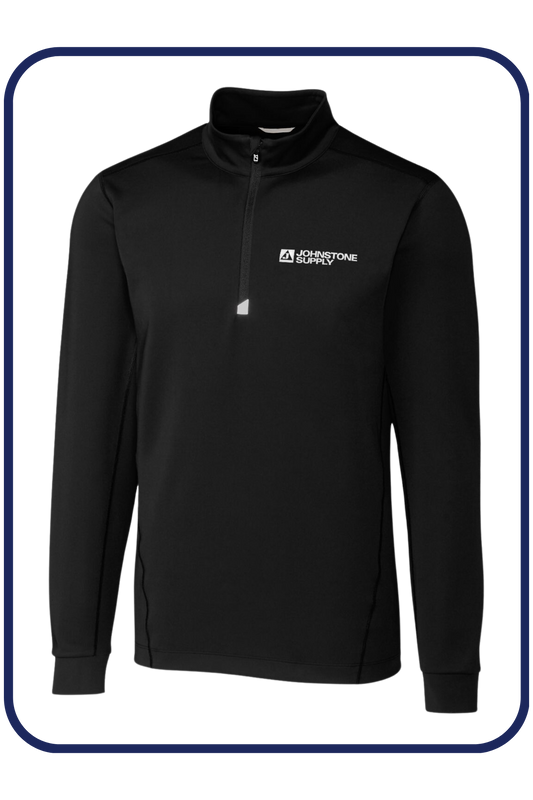 Johnstone Cutter & Buck Traverse Stretch Quarter Zip Mens Pullover