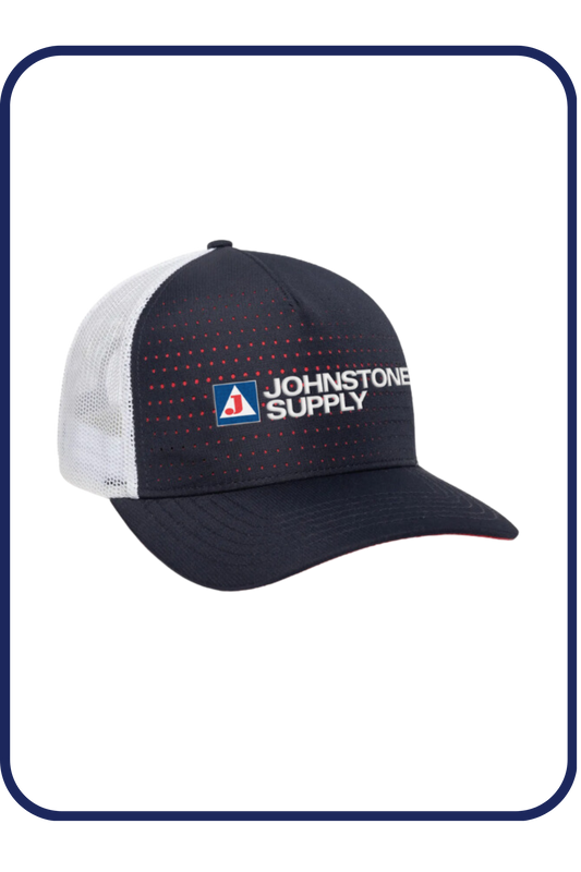 Johnstone Supply OC502 Laser Perforated Performance Trucker Cap