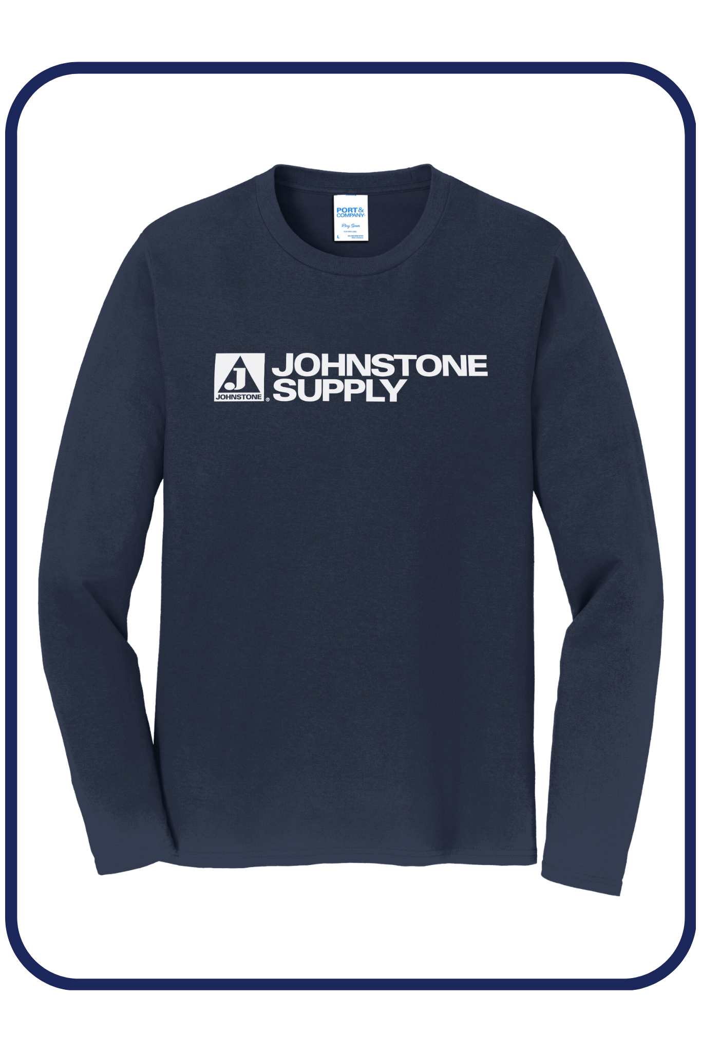 Johnstone Extended Size Cotton Long Sleeve Tee