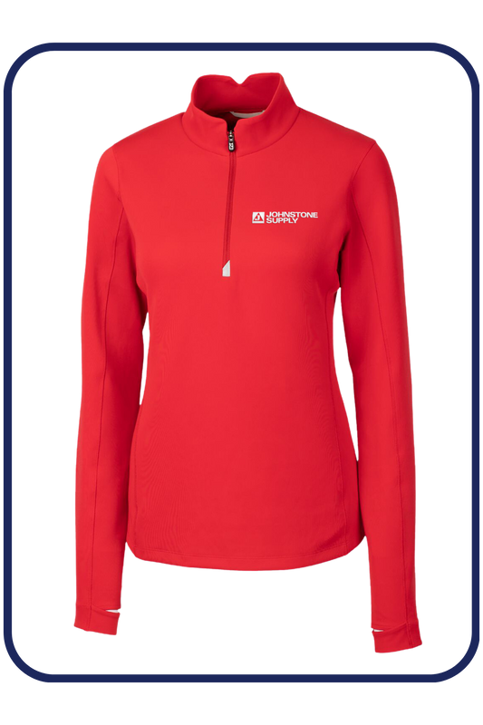 Johnstone Cutter & Buck Traverse Stretch Quarter Zip Women's Pullover